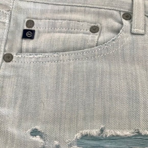 Light blue Slouchy Slim Cropped Jeans - Picture 2 of 4